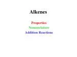 Alkenes - slide 1