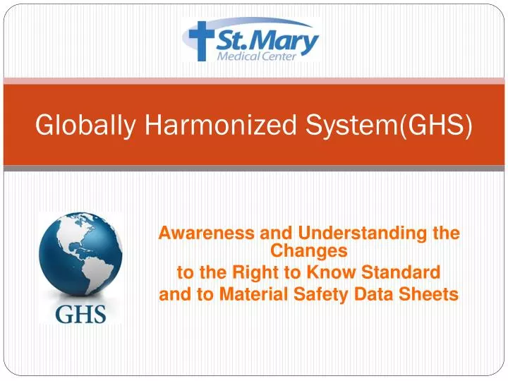globally harmonized system ghs