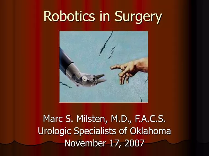 robotics in surgery