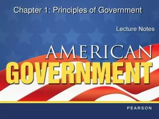 Chapter 1 : Principles of Government