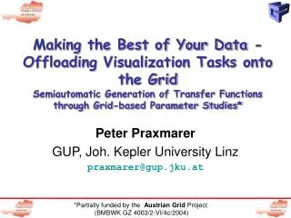 Peter Praxmarer GUP, Joh. Kepler University Linz praxmarer@gup.jku.at