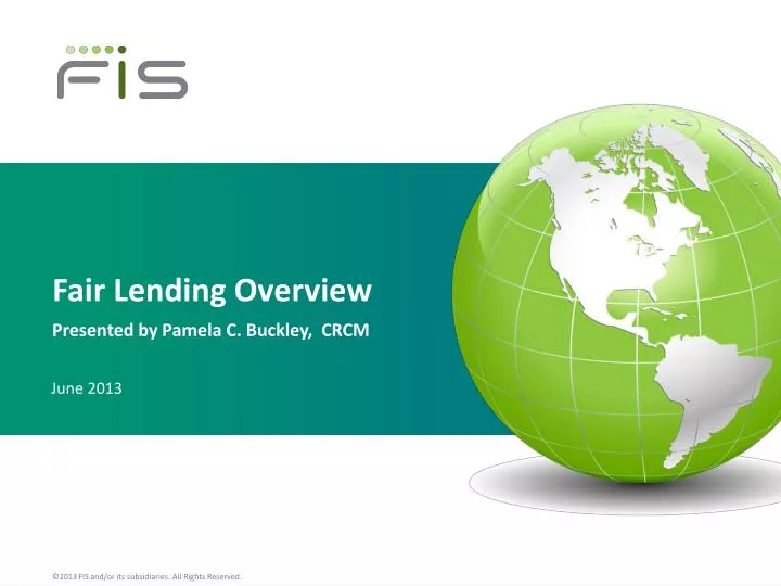 fair lending overview