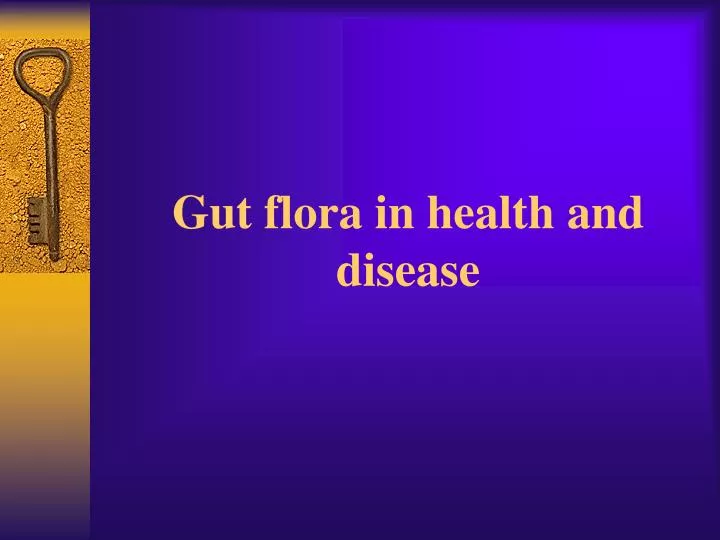 gut flora in health and disease