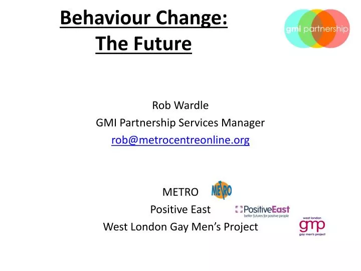 behaviour change the future