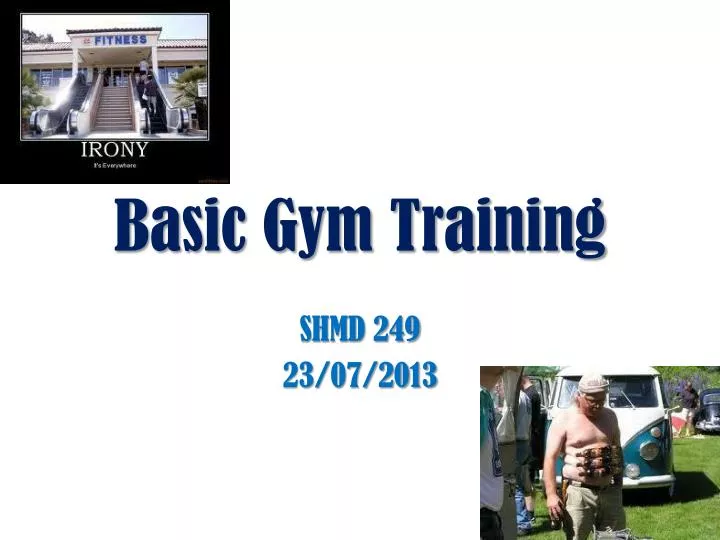 basic gym training