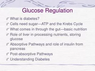 Glucose Regulation