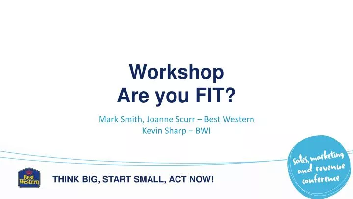 workshop are you fit