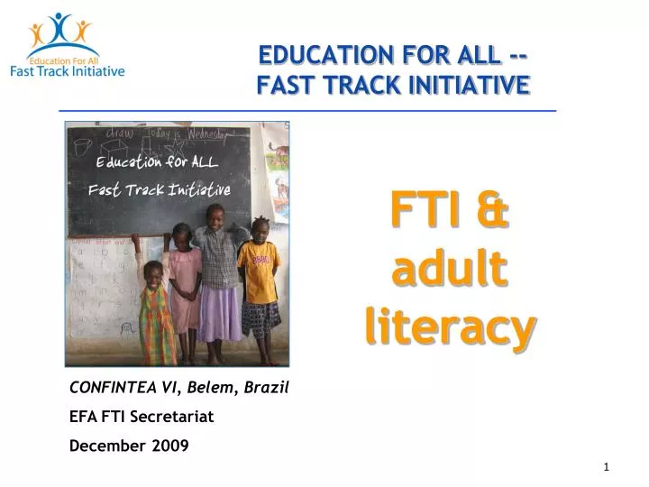 education for all fast track initiative