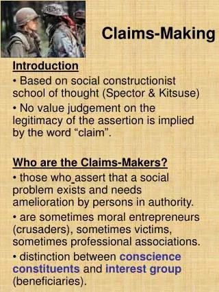 Claims-Making