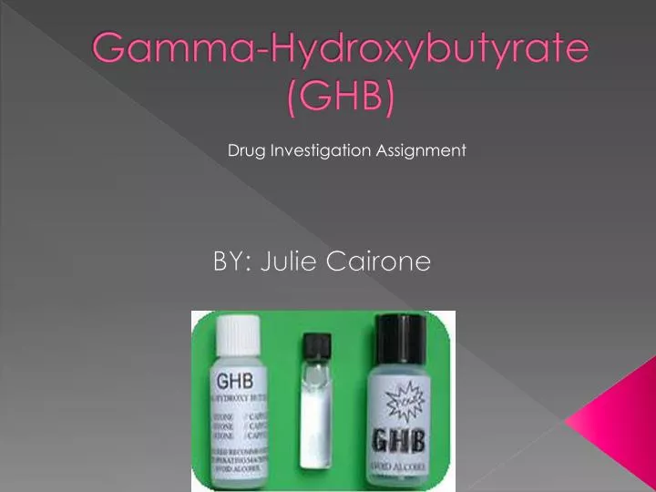 gamma hydroxybutyrate ghb