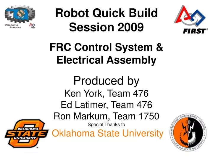 robot quick build session 2009
