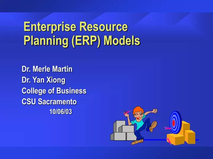 enterprise resource planning erp models