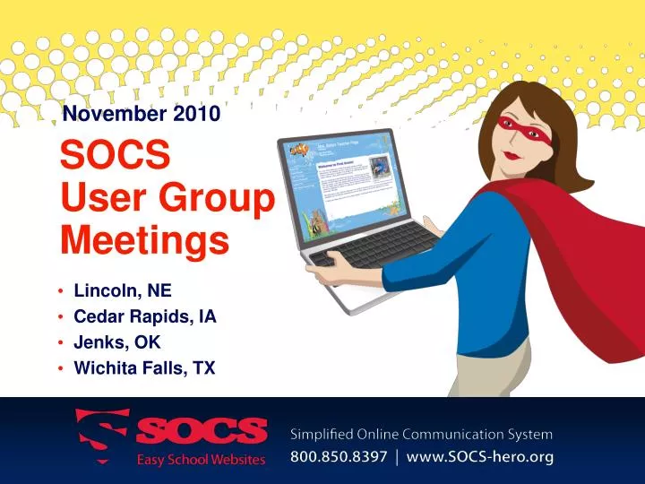 socs user group meetings
