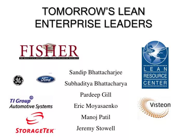 tomorrow s lean enterprise leaders