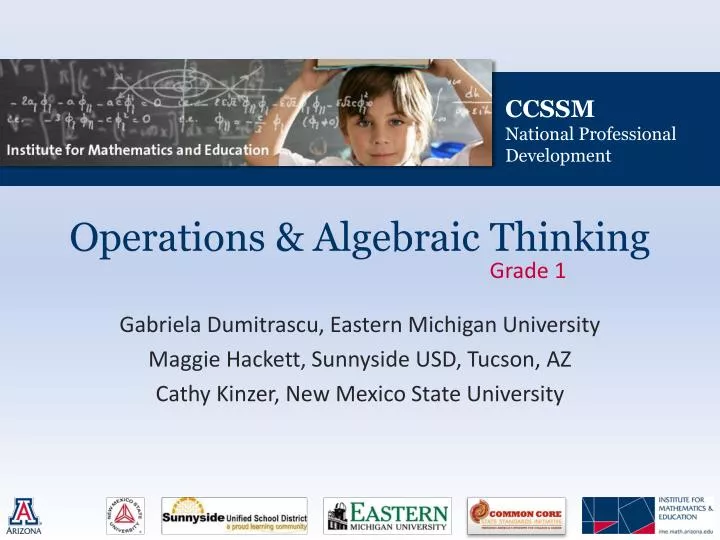operations algebraic thinking