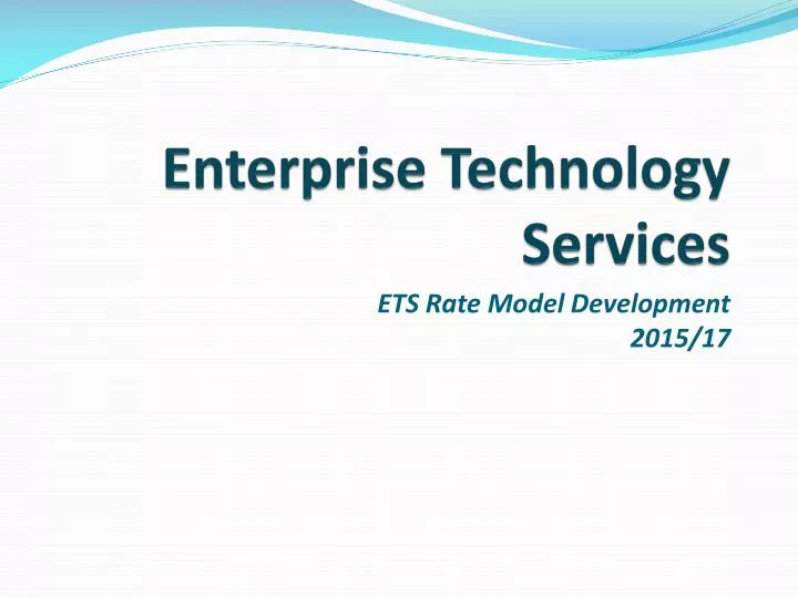 enterprise technology services