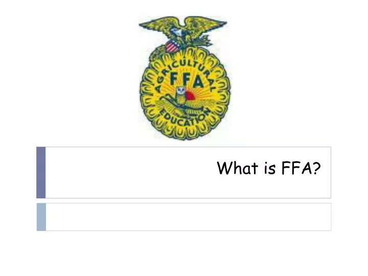 what is ffa