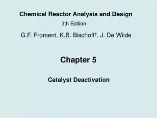 Chemical Reactor Analysis and Design