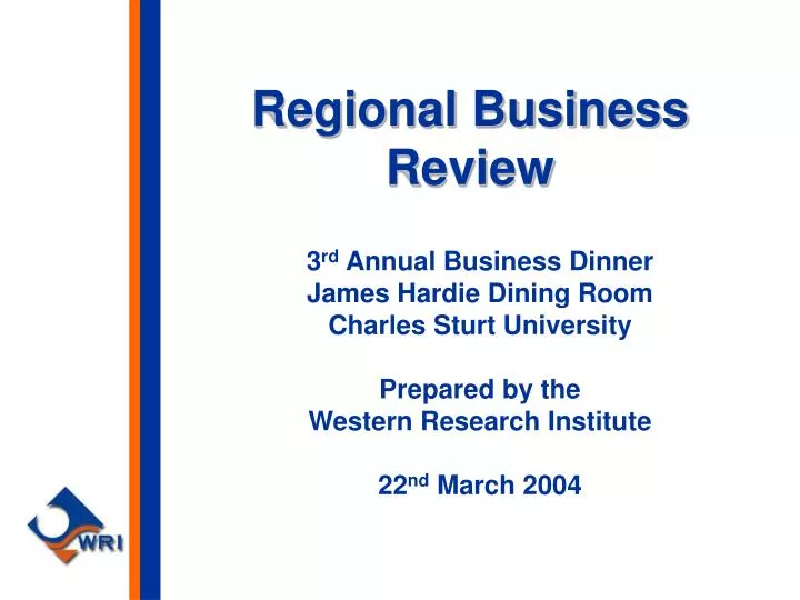 regional business review