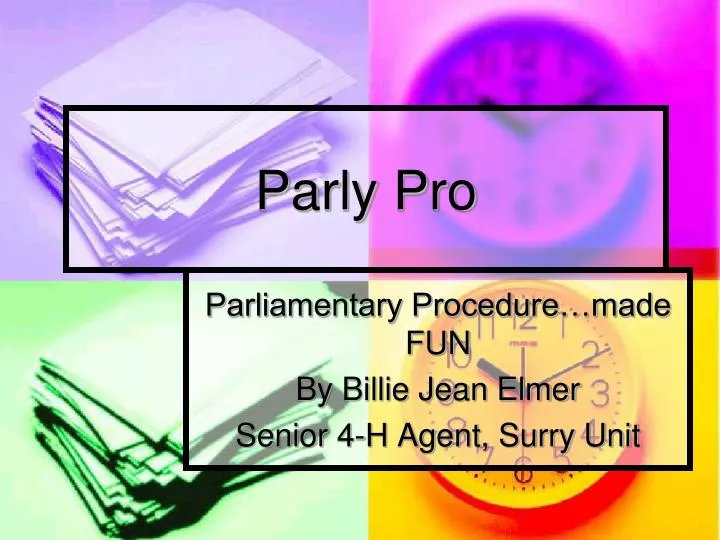 parly pro