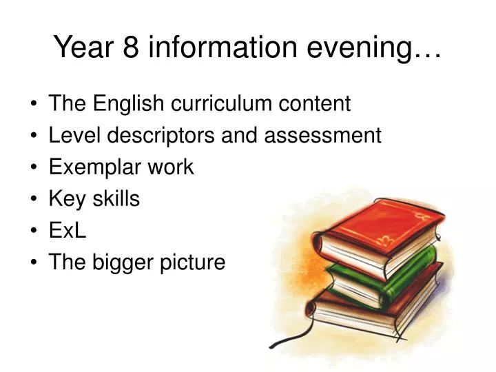 year 8 information evening