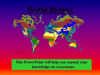 world biomes