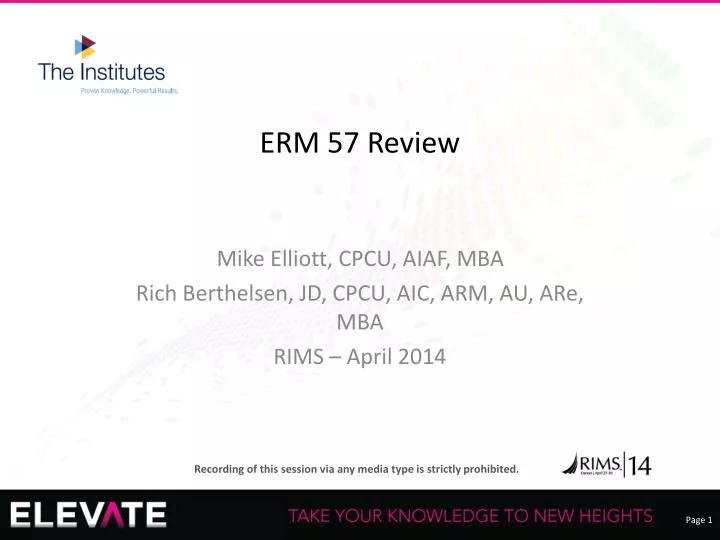 erm 57 review