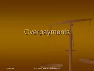 Overpayments