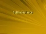 Self Inductance - slide 1