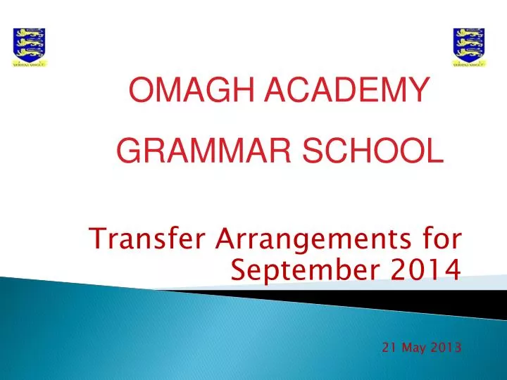 transfer arrangements for september 2014 21 may 2013