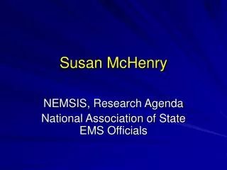 Susan McHenry