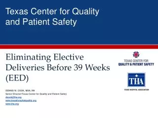 Texas Center for Quality and Patient Safety