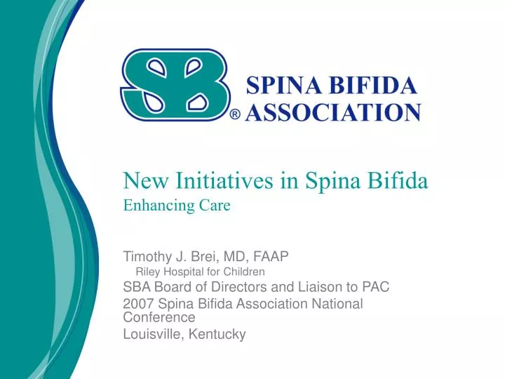 new initiatives in spina bifida enhancing care