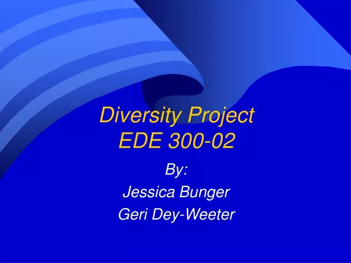 diversity project ede 300 02