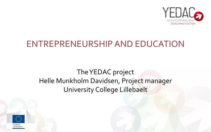 entrepreneurship and education