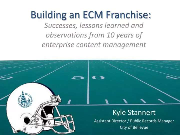 building an ecm franchise