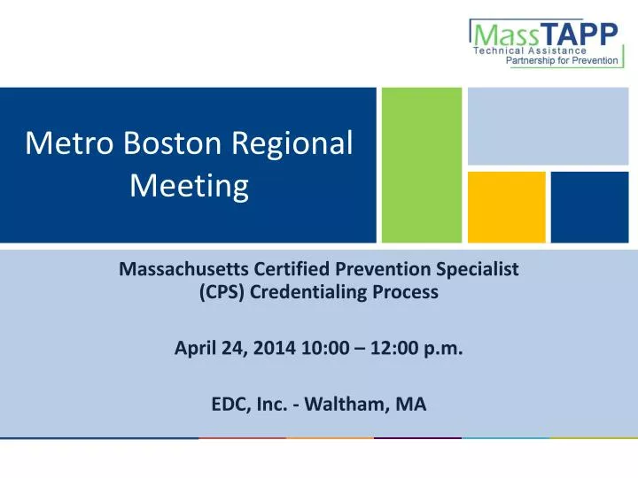 metro boston regional meeting