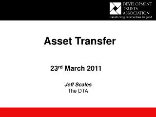 Asset Transfer