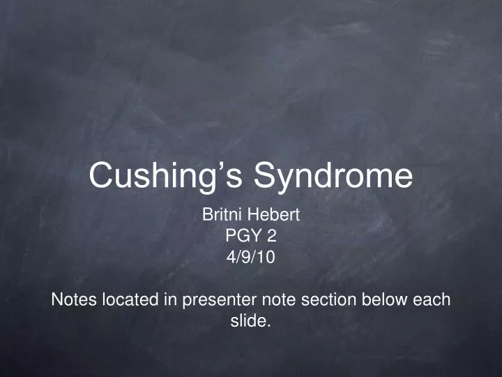 cushing s syndrome