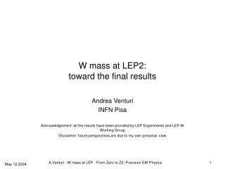 W mass at LEP2: toward the final results
