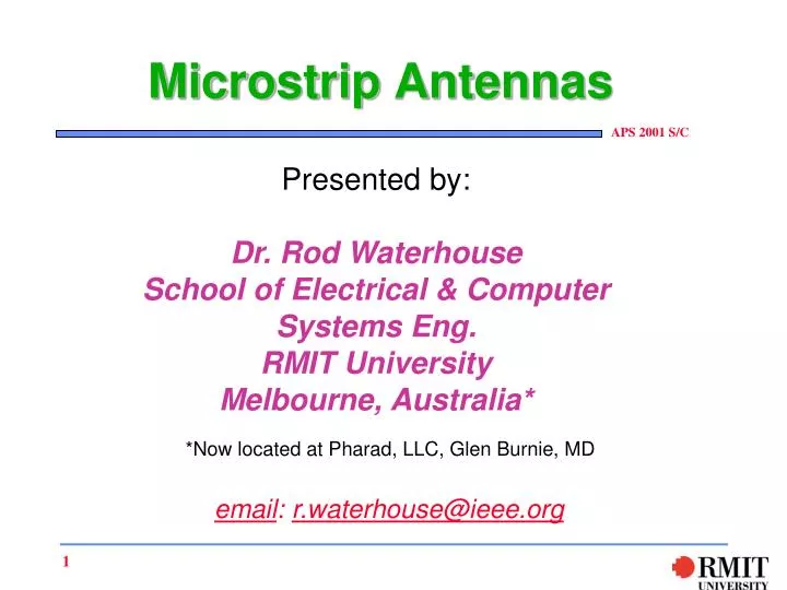 microstrip antennas