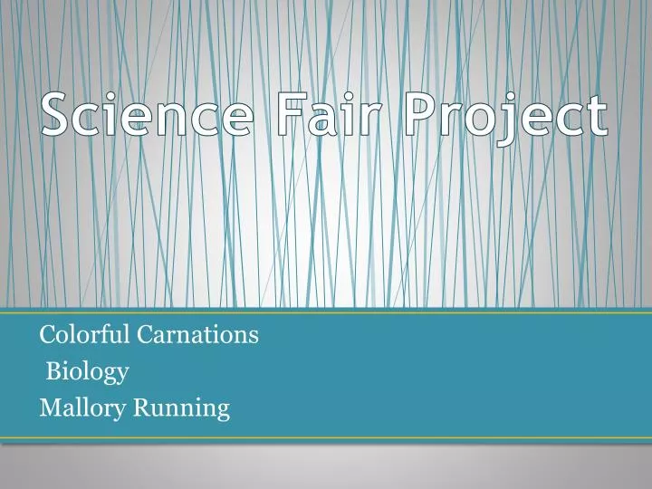 science fair project