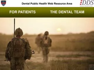 Dental Public Health Web Resource Area