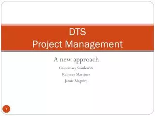 DTS Project Management