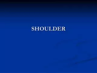 SHOULDER