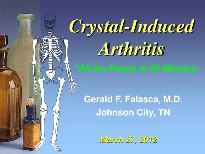 crystal induced arthritis