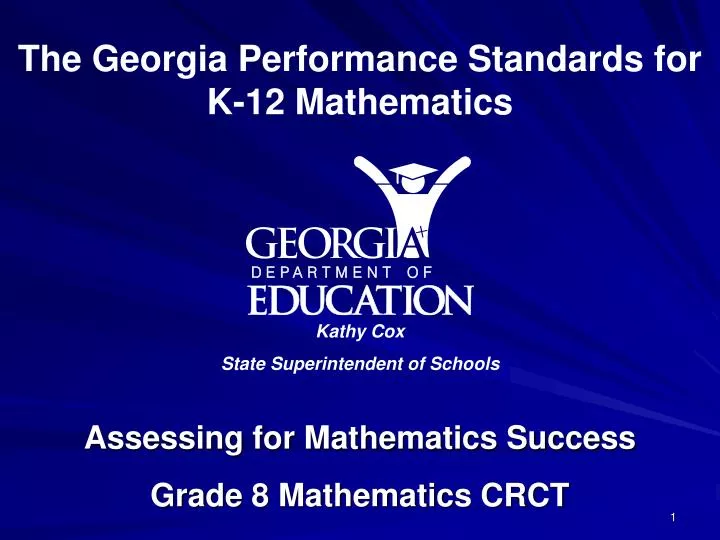 assessing for mathematics success grade 8 mathematics crct