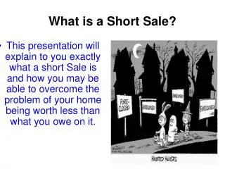 What is a Short Sale?