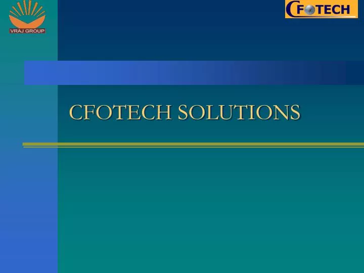 cfotech solutions