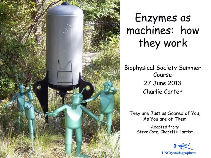 enzymes as machines how they work